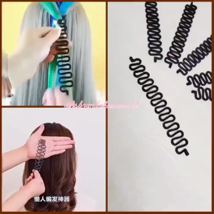 APIKASI KEPANG PRAKTIS INSTAN PENATA RAMBUT KEPANG ZIGZAG  PENGGULUNG RAMBUT TULANG IKAN HAIR BRAID TOOLS APR551  * HARGA 1 PCS  * KARENA PENGUKURAN MANUAL KEMUNGKINAN BISA TERJADI SELISIH 1-2CM MOHON MAKLUM  * UKURAN CEK FOTO DI ETALASE YA SAY   * REAL