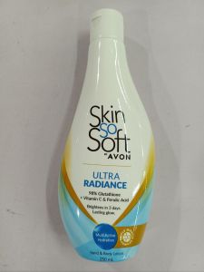 Avon Skin So Soft Ultra Radiance 98 %Glutathione +Vitamin C &Ferulic acid .Brightens in 3 Days.Lasting GlowHand and Body Lotions.