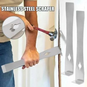 ไม้แผ่นสำหรับงัดซ่อมล้อจักรยานอเนกประสงค์แบบ3 In 1ที่ขูดสำหรับงานไม้แบบหัวโลหะสเตนเลสแบนเครื่องมือยกตะไบเล็บ