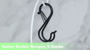 10/20Pcs Stainless Steel S-Shape Hook Heavy Duty Metal Hanger Clothes Bags Towels Storage Hooks Clothing Hanger Clasp Holders with Buckle Household Kitchen Organizer Hooks