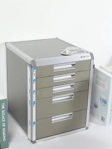 GOLDLONSEN | Lockable Aluminum Filing Cabinet
