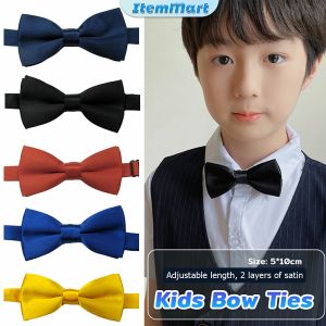 ItemMart Kids Bow Ties Adjustable Pre Tied Bowtie for Wedding Party 10 x 5 cm for Boys & Girls