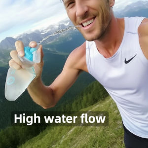 กระติกน้ำนิ่มอัลตร้าไตรกีฬากลางแจ้งพับได้500มล, ความชุ่มชื้นเมื่อปีนเขากระบอกน้ำ