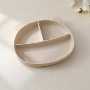 Beeshum | Suction Anti-slip Silicone Sectioned Baby Feeding Plate