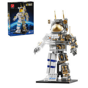 860PCS Building Blocks Toy Astronaut Model 3D Puzzle Aerospace Astronauts Assembly Bricks Educational Toys Set Christmas Gifts