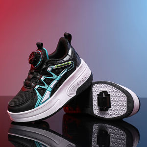 SHIYAN | Kids Breathable Four-wheeled Retractable Roller Shoes