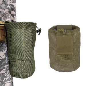 Nylon Roll-Up Mesh Dump Pouch Magazine Storage Mini Foldable Net Pocket EDC Tactical Outdoor Sport Camping Hunting