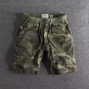 Mens Trendy Ins Camouflage Simple Design Summer New Style Personalized Versatile Commuter Thin Shorts