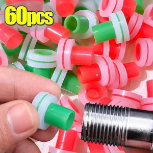 Polocat 60/10PCS Faucet PPR Pipe Plugs Leak-proof Sealing Gaskets Thread Installation Fitting Free Tape Sealed Ring Silicone Washers
