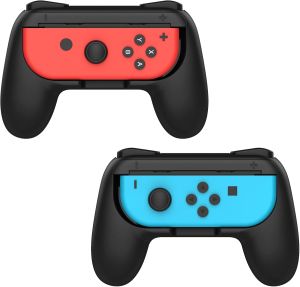 MoKo Grip cho Bộ chuyển đổi Nintendo OLED mô hình joycon & Switch joy-con Ergonomic Tay Nắm Tay cầm thiết bị điều khiển Kit Tương thích với bộ chuyển đổi Nintendo/Switch OLED 2021 niềm vui khuyết điểm Bộ điều khiển (2 gói)