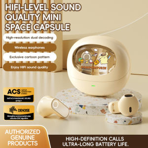 EGT550 TWS Earbuds Bluetooth 6.0 - Long Battery Life HIFI Stereo Sound Gaming Headphones with Mic Cute Headset for Music & Calls