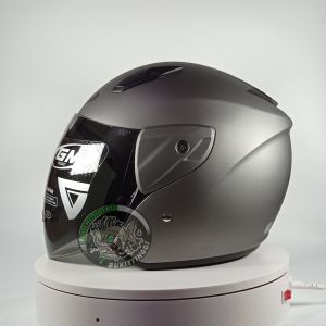 HELM GM STYLO SOLID GREY DOFF VISOR SMOKE