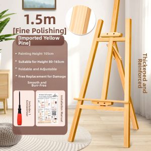 MINGZHUO | Foldable Solid Wood Display Easel Art Student Use Sketch Board Support