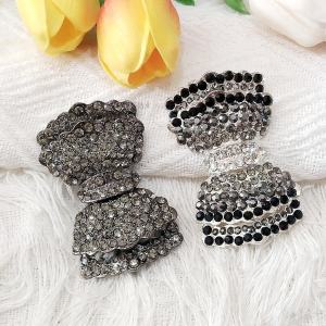 Large Butterfly Knot Alloy New Style Clothing Shoe Hat Leather Belt Buckle Hand Sewn Decorative Mink Waist Button