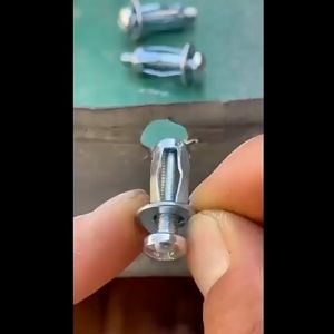 10 ชิ้น กลีบดอกไม้ น็อต สกรู น็อตสกรูโลหะ พูกเหล็ก น็อตล็อคกลีบดอกไม้ ปลอกน็อตกลีบดอกไม้ พร้อมสกรู แผ่นเหล็ก