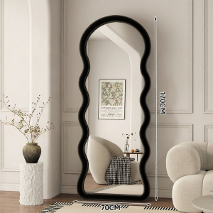 High Definition Creamy Style Irregular Dressing Mirror