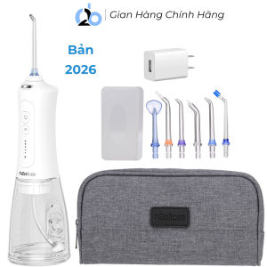 Tăm Nước H2ofloss HFp11 2025 với sạc usb type C. Dụng cụ vệ sinh răng miệng hoàn hảo từ h2ofloss