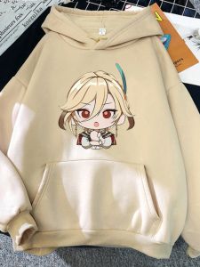 Anime Cute Cartoon Printed Hoodie Street Style Long Sleeve Oversized Sweatshirt for Women Summer 2023 Casual Comfortable