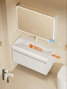 LANGXIANG | Space-Saving Waterproof Honeycomb Aluminum Bathroom Vanity 40cm