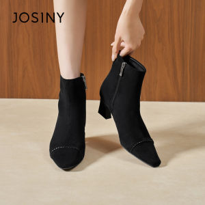 Josiny | Pointed Heel Short Boots Female Autumn Winter