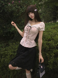 DUOMIAOTU | Korean Style French Elegant Summer Shirt