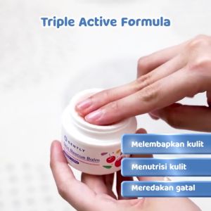 Gently Skin Rescue Balm 14gr - Pelembab Anak | Skincare Anak Untuk Biang Keringat Baby Moisturizer