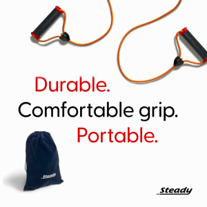 Resistance Band With Handles for the Elderly and Middle-aged