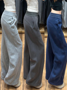 YIFANSHI | Gray Wide Leg Slim Fit Joggers Trousers