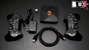 2023 NEW Android TV box + GAME BOX G5 2in1 4K HD Game Console 30,000 Retro Classic Game TV Box + Dual