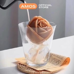 [KHUÔN HOA HỒNG] Khay làm đá silicon hoa hồng - Khuôn thạch - Khuôn làm kem làm đá 4 ô hình hoa hồng lớn trang trí đồ uống decor siêu đỉnh - Khay thạch khay đá