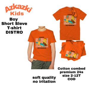 Kaos anak / baju anak laki / Azkazki-Azka Skater / kaos anak laki-laki / kaos branded anak / kaos Distro anak