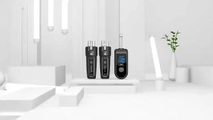 OUHOE | New Wireless Microphone Transmitter Receiver System XLR Adapter System For Dynamic Microphone Guitar Audio Mixer PA SystemAcc