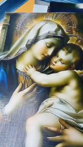 HIMALAYA 35*50cm HD Self-adhesive Poster Mother & Child Design