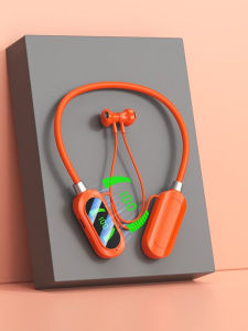 Long-Lasting Wireless Bluetooth Neck Hanging Earphone for Sports Karaoke & Live Streaming Comfort Fit Neckband with Clear Mic