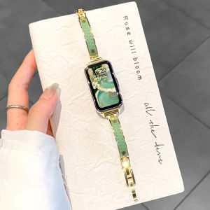Uhada | Metal Crescent Creative Fast Buckle Leather Strap Watch Band