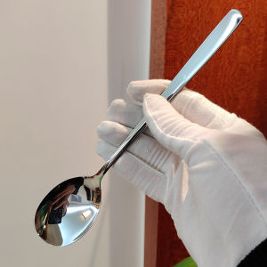 Thìa Có Tay Cầm Dài 304 Bằng Thép Không Gỉ Dày Dặn Thìa Gạo Khuấy Sử Dụng Tại Nhà Thìa Súp Dĩa Thìa Dưa Hấu Cho Trẻ Em