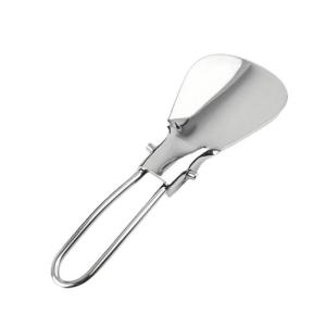 Velishy | Portable Stainless Steel Foldable Shoehorn Easy Shoe Wearing Without Bending Over Perfect For Home Travel Daily Use