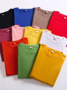 เสื้อยืดคอกลมแขนยาวผ้าฝ้ายบางสไตล์เกาหลีฤดูใบไม้ร่วง/ฤดูหนาวสำหรับผู้หญิง เสื้อเชิ้ตสีลูกกวาดอเนกประสงค์ เสื้อเชิ้ตฤดูใบไม้ผลิ