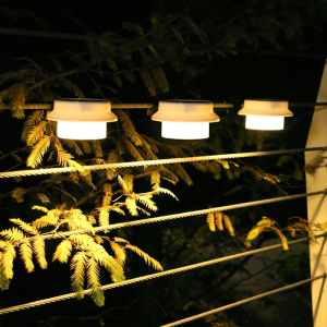 Solar Wall Light Intelligent Light Control Polycrystalline Solar Panel White LightWhite Shell