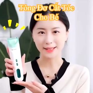 Tăng Đơ Cắt Tóc Cho Bé Siêu Êm Hút Tóc Ngay Khi Cắt Chống Nước Tông Đơ Cắt Tóc Trẻ Em Chigo Chính Hãng An Toàn