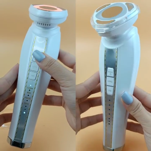 Hot & Cold Pulse Facial Beauty Device – (Clean/EMS/Pulse/Cool) 7 Color LED Adjustable Intensity Type-C Rechargeable
