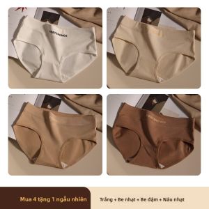 Quần lót tam giác nữ MiiOW bằng cotton liền mạch cạp vừa
