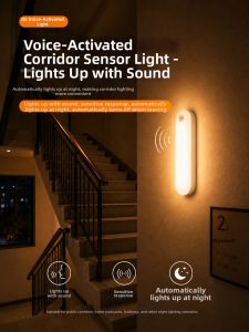 XLYS | Automatic Sensory LED Public Lighting Motion Sensor Sound Control