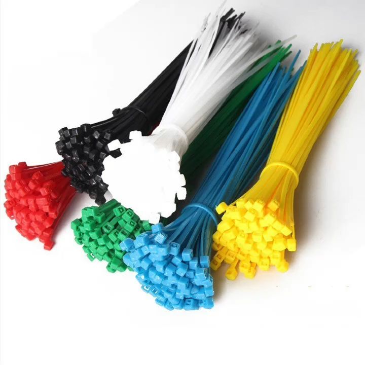 Gói 100 Chiếc Dây Rút - Dây Thít Nhựa Dẻo - Dây Lạt Nhựa Nhiều Màu Sắc Lựa Chọn, Dùng Trong Trang Trí, Buộc Dây Cáp Trong Gia Đình. Phụ Kiện Home 5600