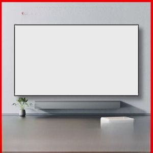 Projection Screen For Home-Inch Anti-Light Screen Screen Wall-Mounted Punch-Free Home Theater Projector Frame Screen