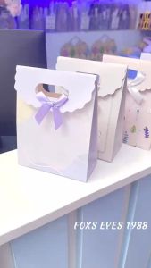 (Sz 12.5x16x6cm) Túi Giấy Đựng Quà Tặng Có Nắp Nhiều Kiểu Nhiều Hình Khác Nhau Phụ Kiện Bữa Tiệc Ngày Lễ