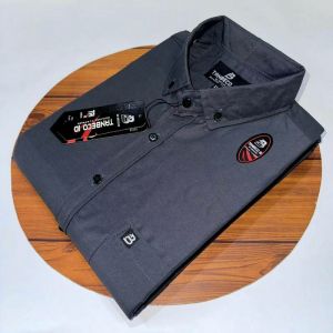 Kemeja Polos Pria Lengan Pendek Slimfit Bahan Adem