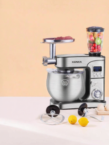 KONKA | Konka 12L Upgraded Automatic Smart Timer Kitchen Mixer Commercial Home Use Stainless Steel Bucket 2000W Power 220V Voltage