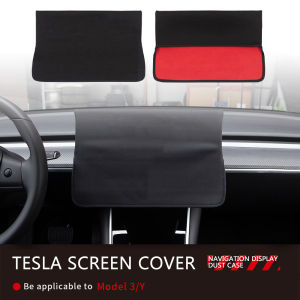 Heenvn Car Anti-UV Sunshade Screen Protection Cover For Tesla Model 3 Y 2017-2026 Center Console Navigation Display Dust Case