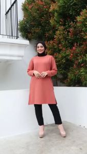 Tunik Wanita Polos Tunik Clasik Wanita